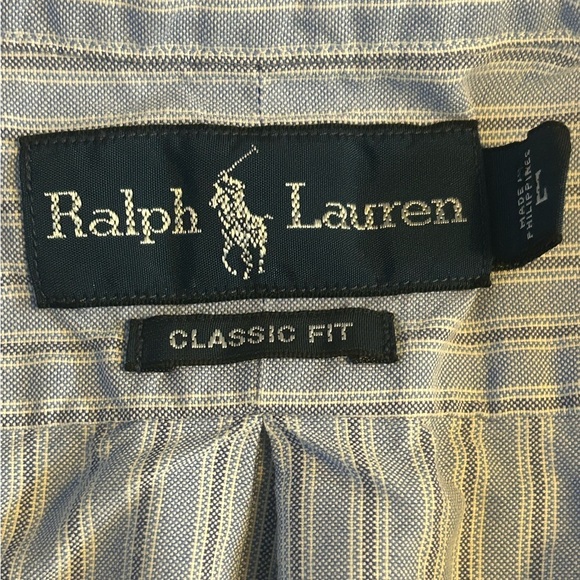 Ralph Lauren Blue Casual Button Down Shirt - Picture 5 of 5